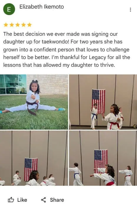 Preschool Martial Arts Classes | Legacy Martial Arts - Temple